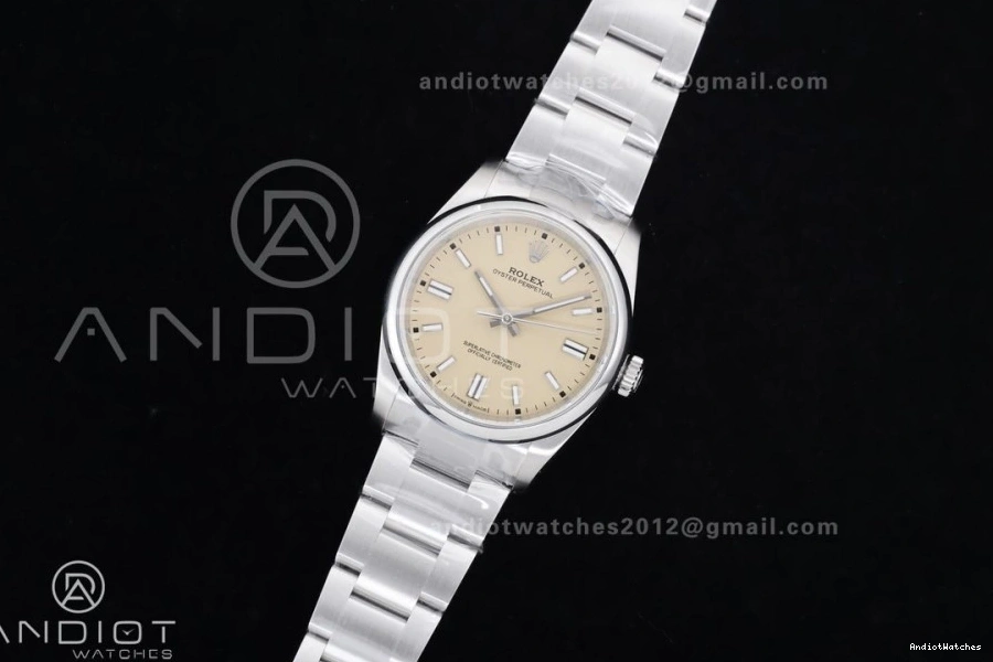 Dial VR 1:1 Steel 126000 904L HighPerformance Beige 957 36mm KRF Best Edition Oyster Perpetual 0729